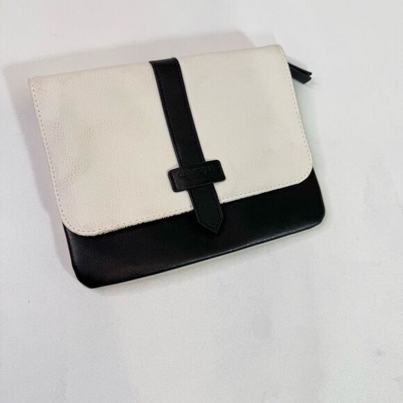 Diptyque for Qatar Airlines Cosmetic Travel Toiletry Bag White Black - Picture 1 of 9